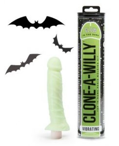 Glow in the Dark Willy als Halloween-Deko