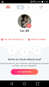 So sieht das Tinder-Profil aus
